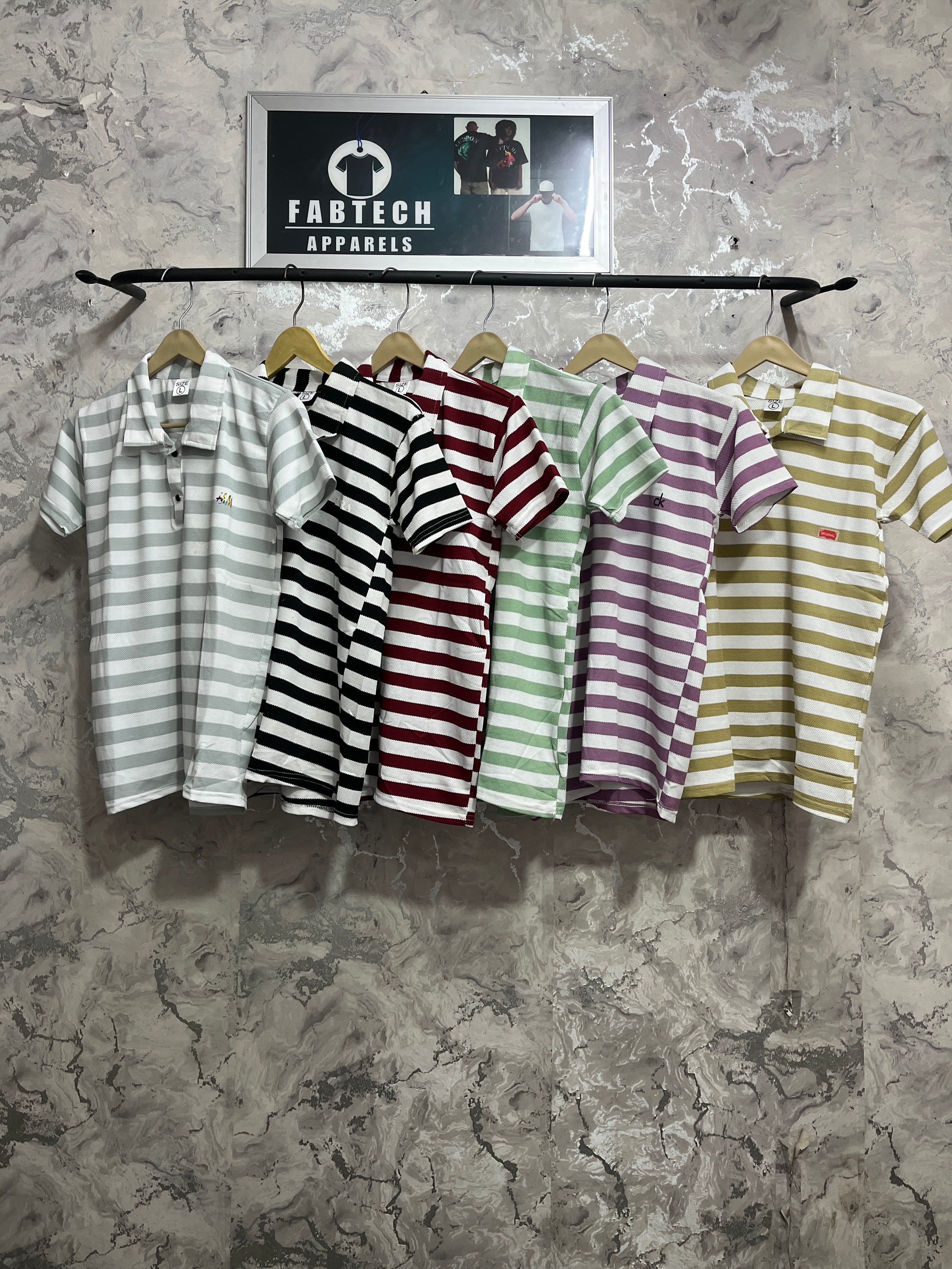 Stripes Tshirt pack of 6