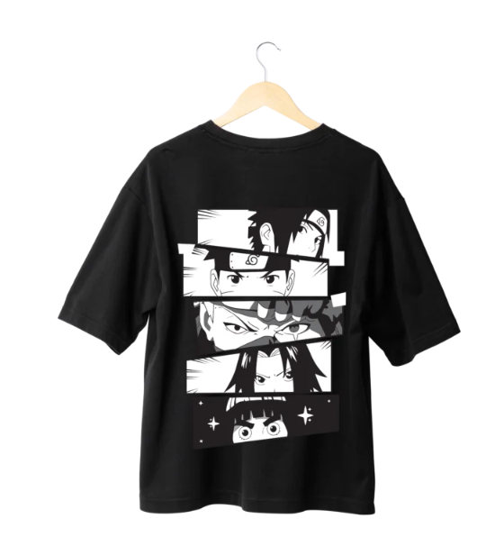 OVERSIZED ANIME TSHIRT ( PACK OF 4)