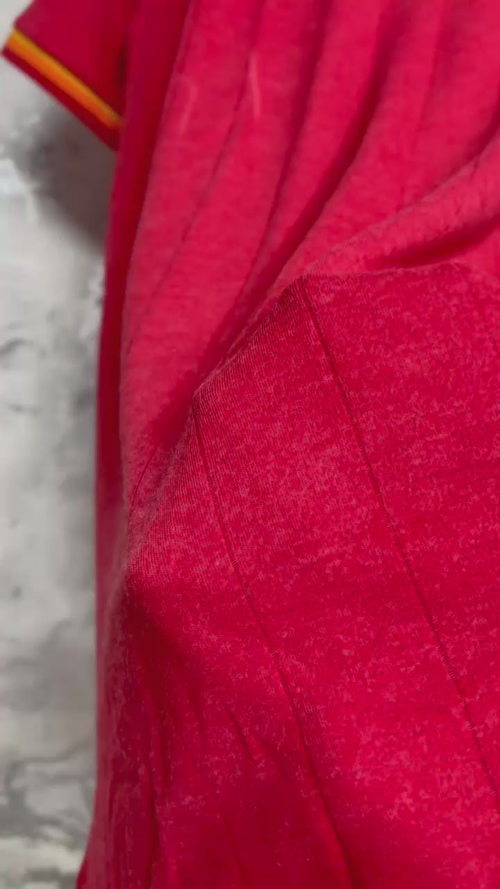 Oversized Round Neck Rib Tshirt